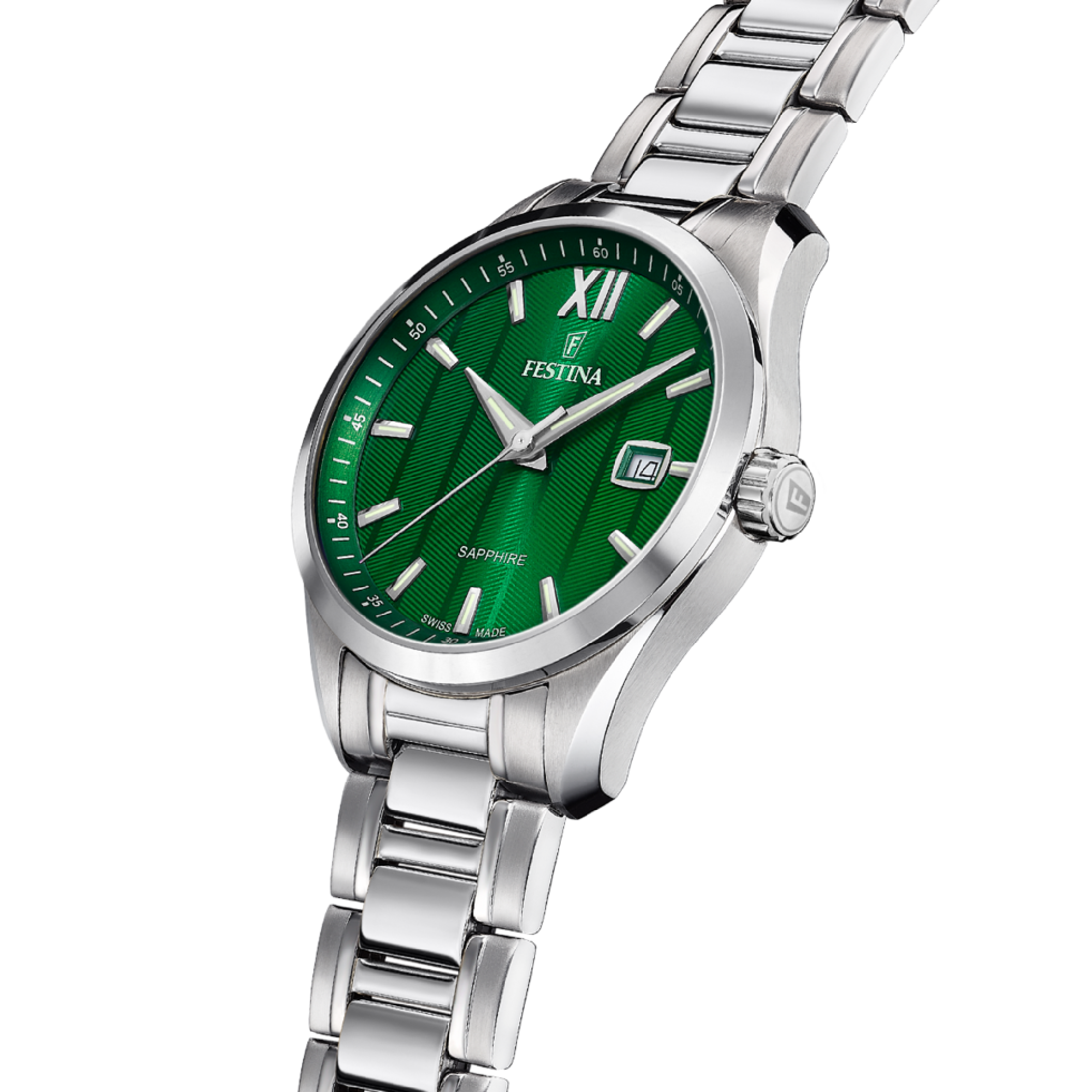 Classic Sapphire 37MM Quartz - F20026-3