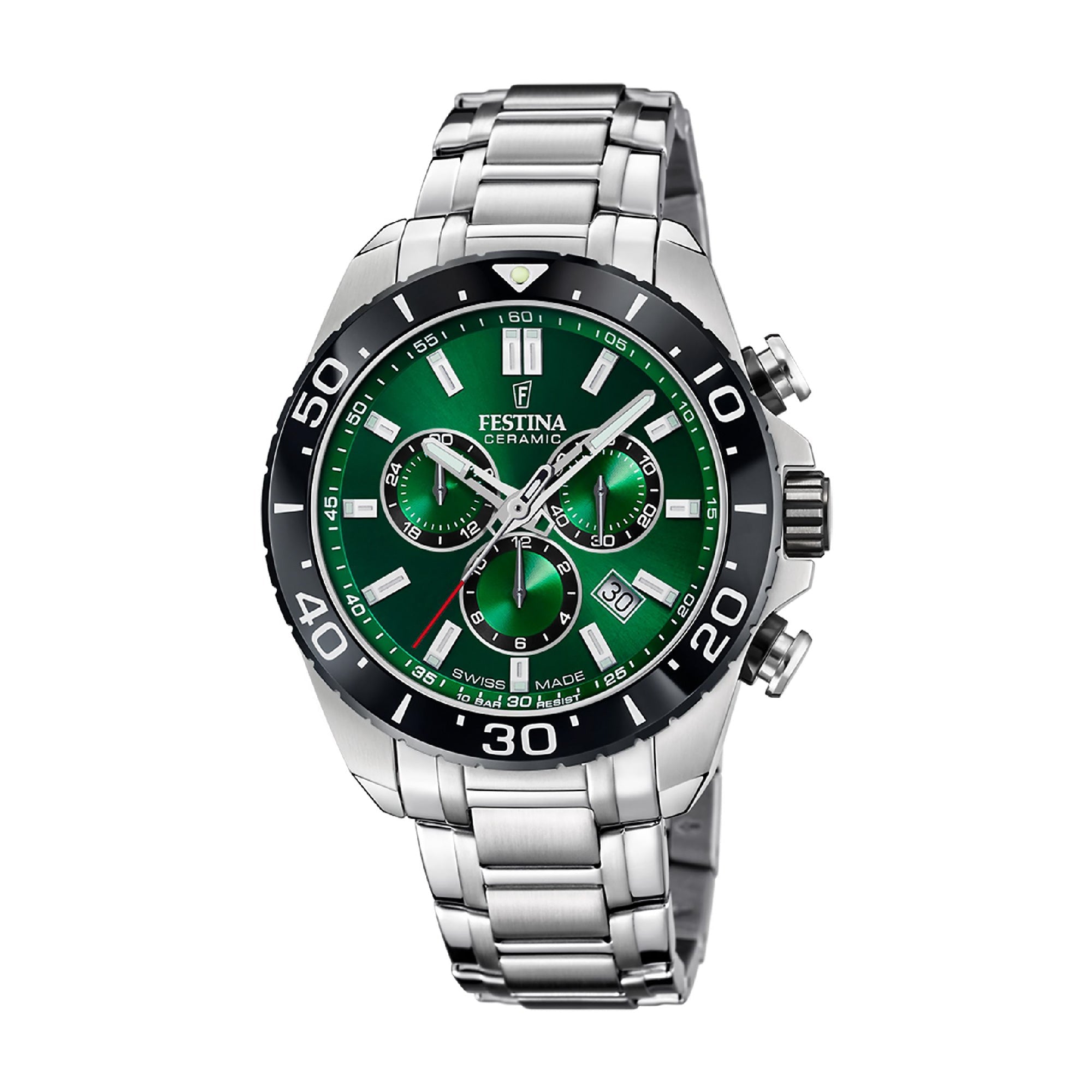 Chronograph Ceramic 44MM Quartz - F20042-3