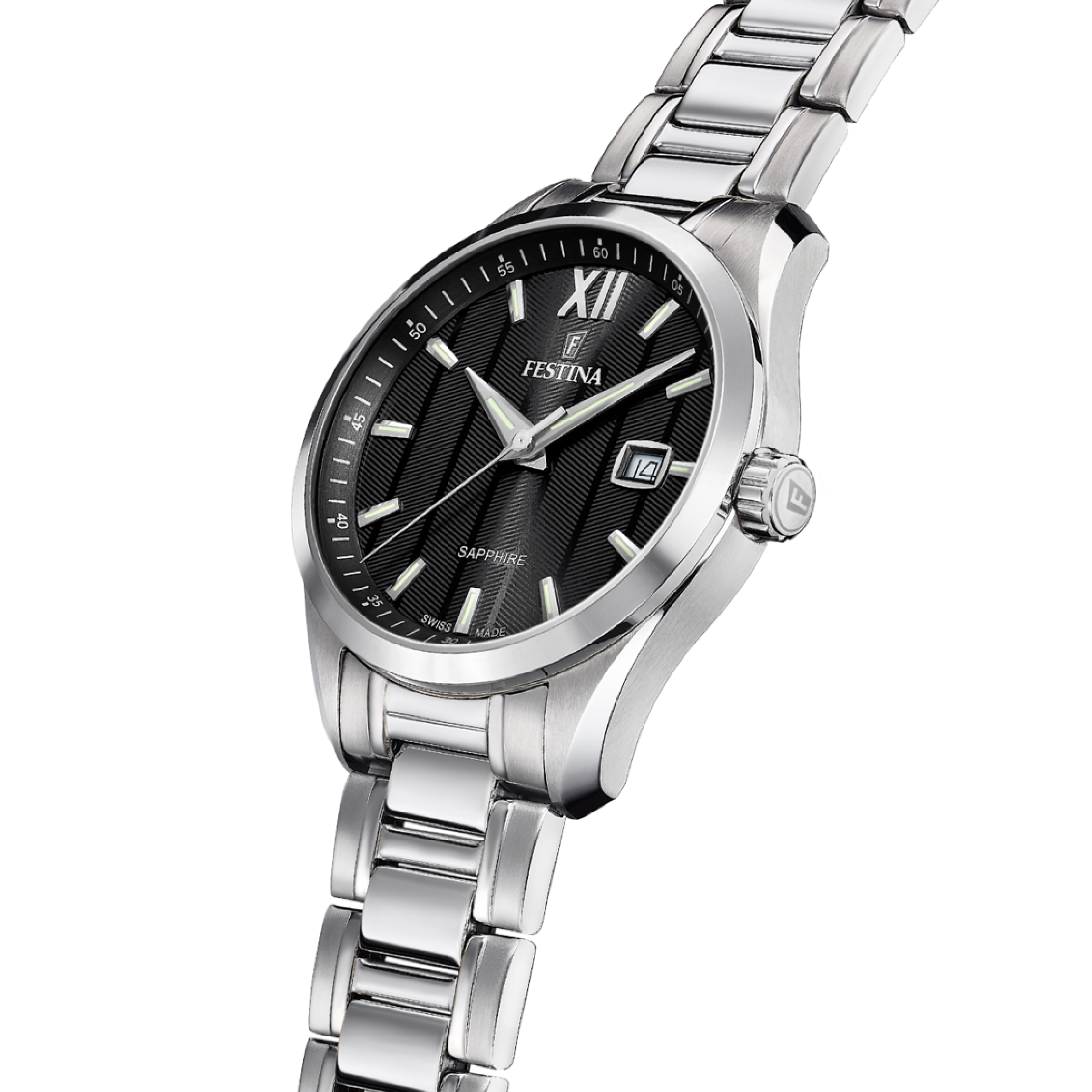 Classic Sapphire 37MM Quartz - F20026-4