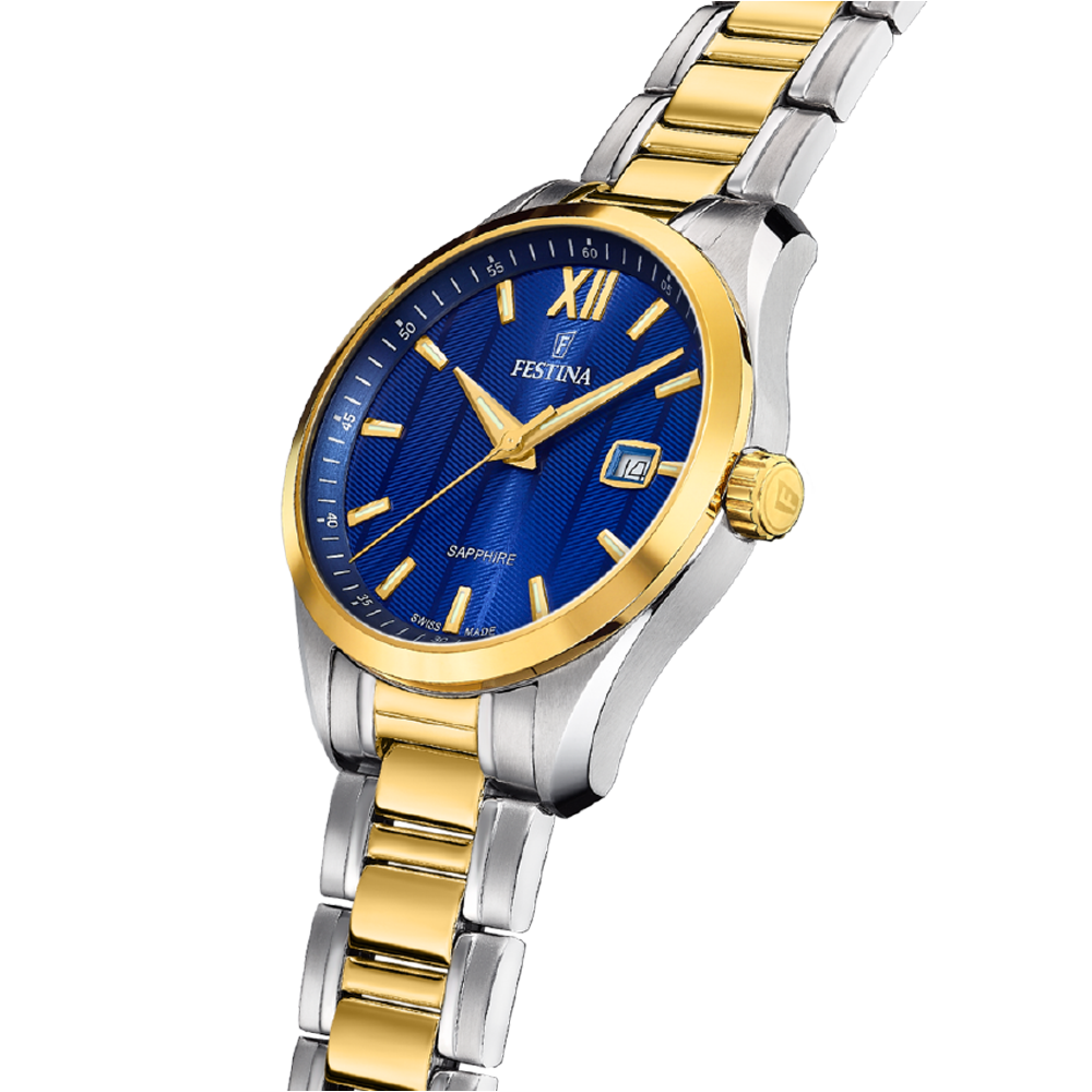 Classic Sapphire 37MM Quartz - F20027-2